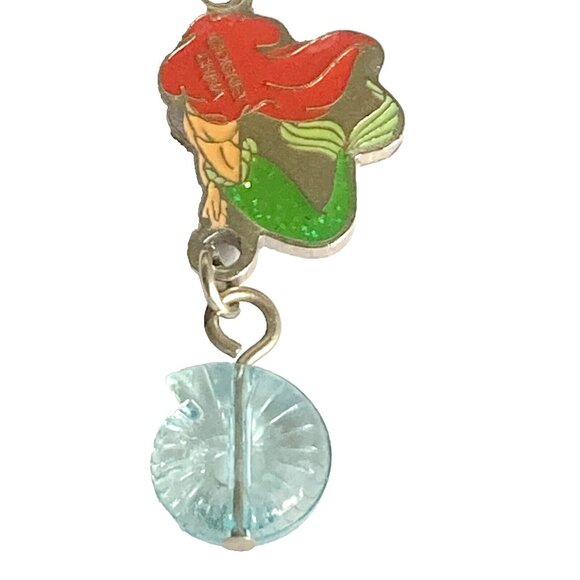 Vintage Disney Little Mermaid Princess Ariel Clip On Charm Bracelet Zipper Pull - Picture 6 of 12
